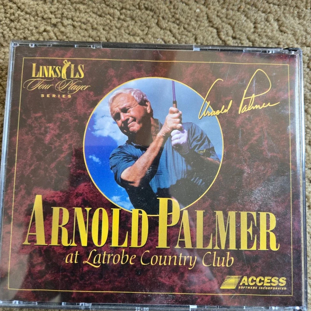 Links LS Arnold Palmer at Latrobe Country Club PC Game 3-Disc Set 1996 Access